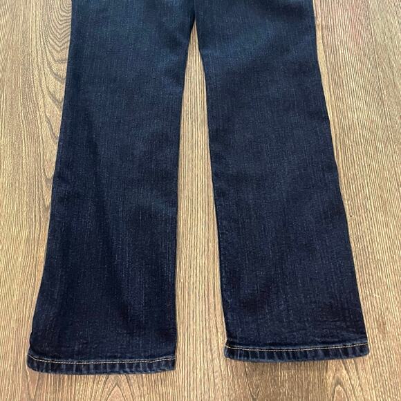 Bandolino Caroline Slim Straight Leg Jeans Denim Stretch Dark Wash Blue Size 6 - Picture 7 of 11